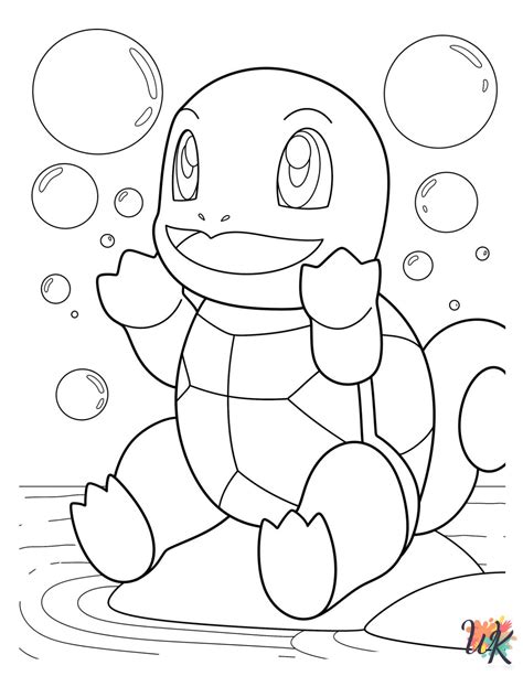 24 Squirtle Coloring Pages